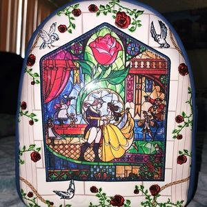 Beauty and the Beast Mosaic Loungefly Bag